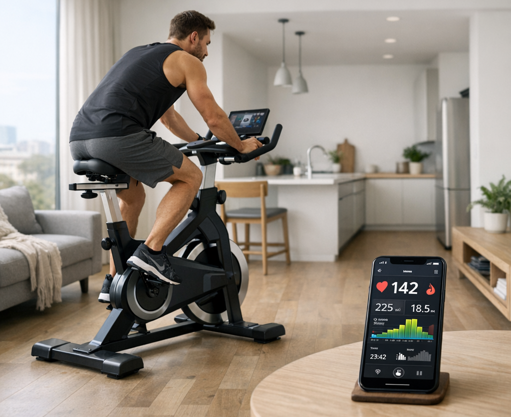 MERACH vélo appartement app FantomFite silencieux 25dB avis 2026