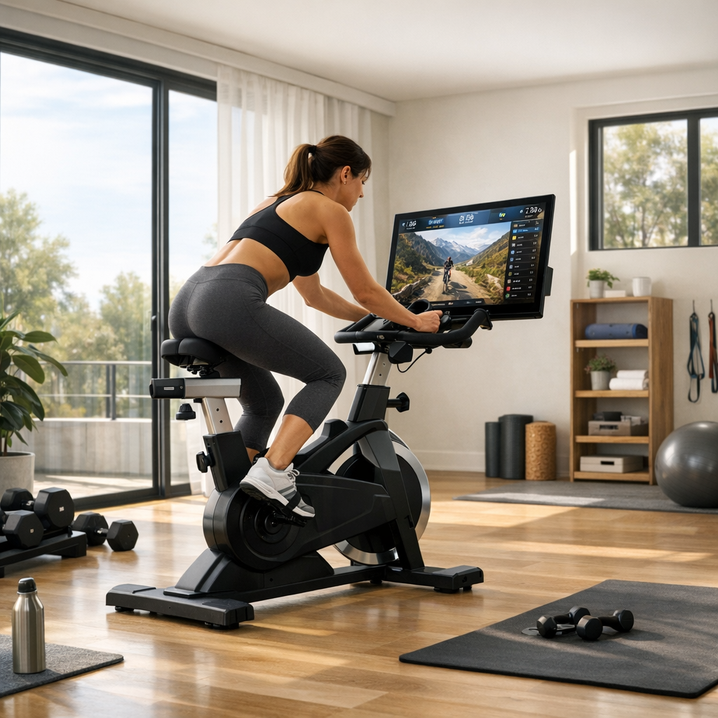 Meilleur vélo appartement connecté comparatif 2026