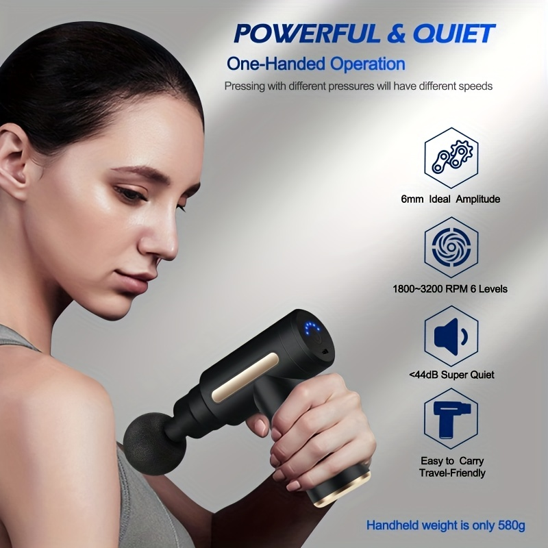 Mini pistolet de massage utilisation récupération sportive